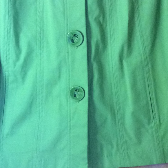 FINAL SALE PRICE R.Q.T. Vivid Lime Jacket in Petite Large - Picture 3 of 8